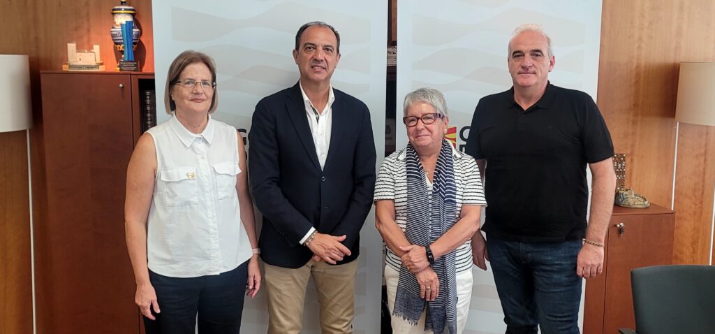 reunion con el consejero de sanidad del gobierno de aragon